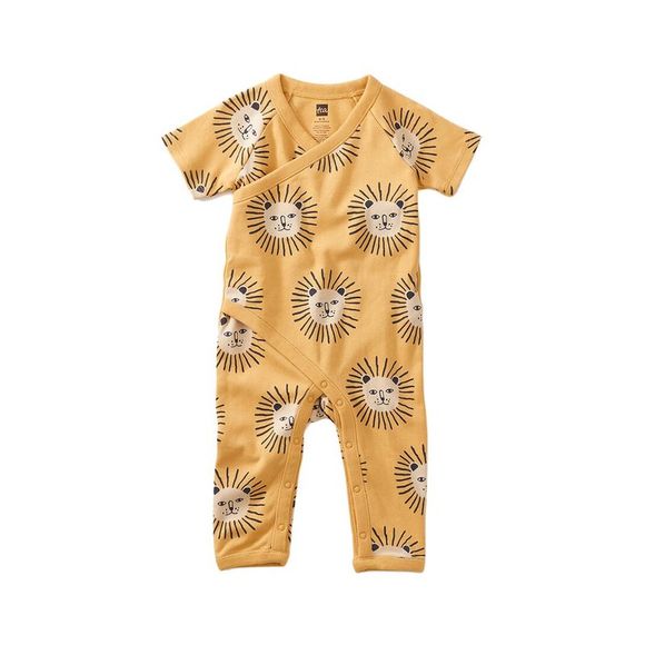 Tea Collection Pajamas Tea Collection Wrap Neck Romper Poshmark